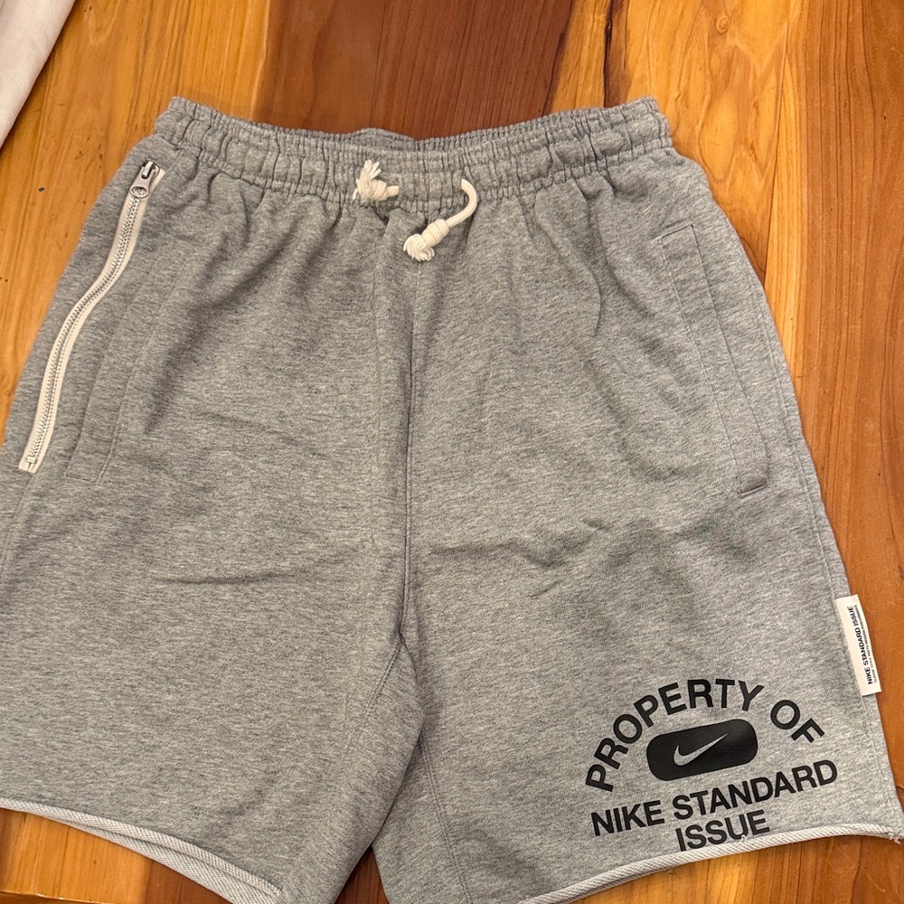 Nike Gray Athletic Drawstring 'Property of' Shorts